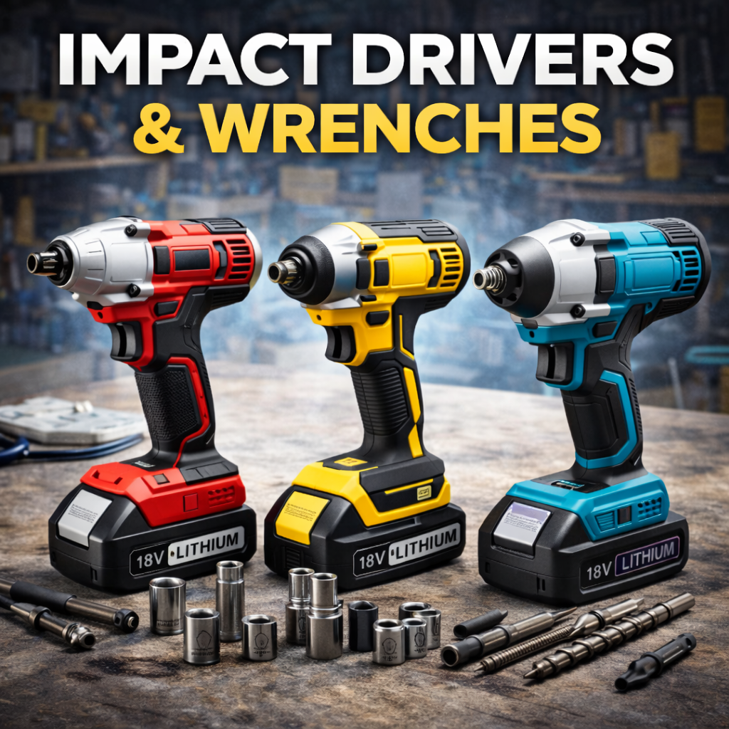 Impact Drivers & Wrenches