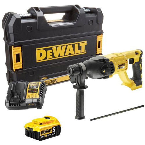 DeWalt DCH133P1-GB 18V XR Brushless SDS+ Hammer Drill 1 x 5.0Ah