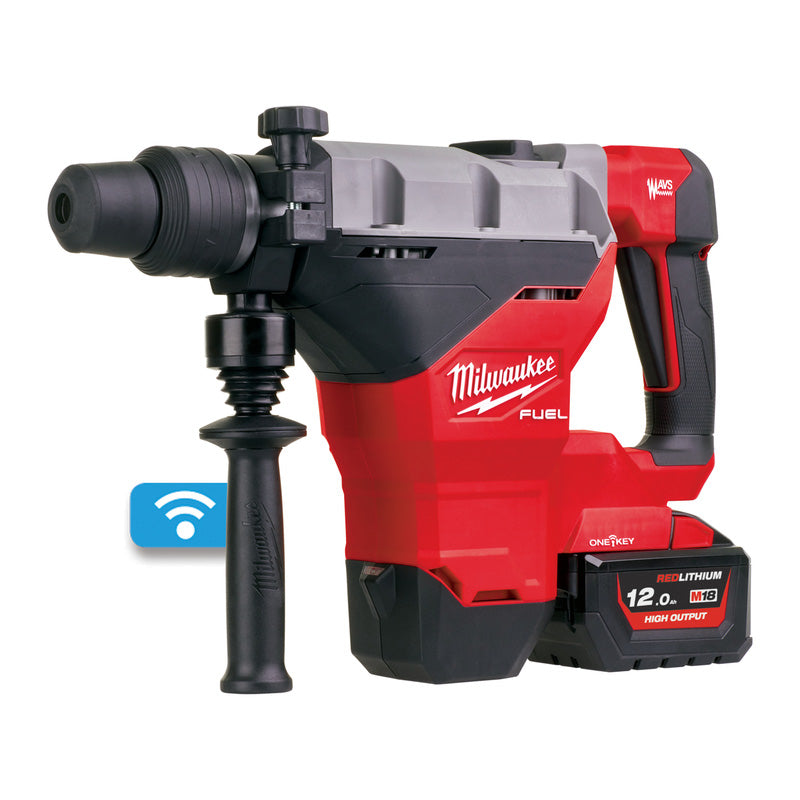 Milwaukee M18 FHM-121C FUEL 8kg SDS Max Drill 1 x 12.0Ah