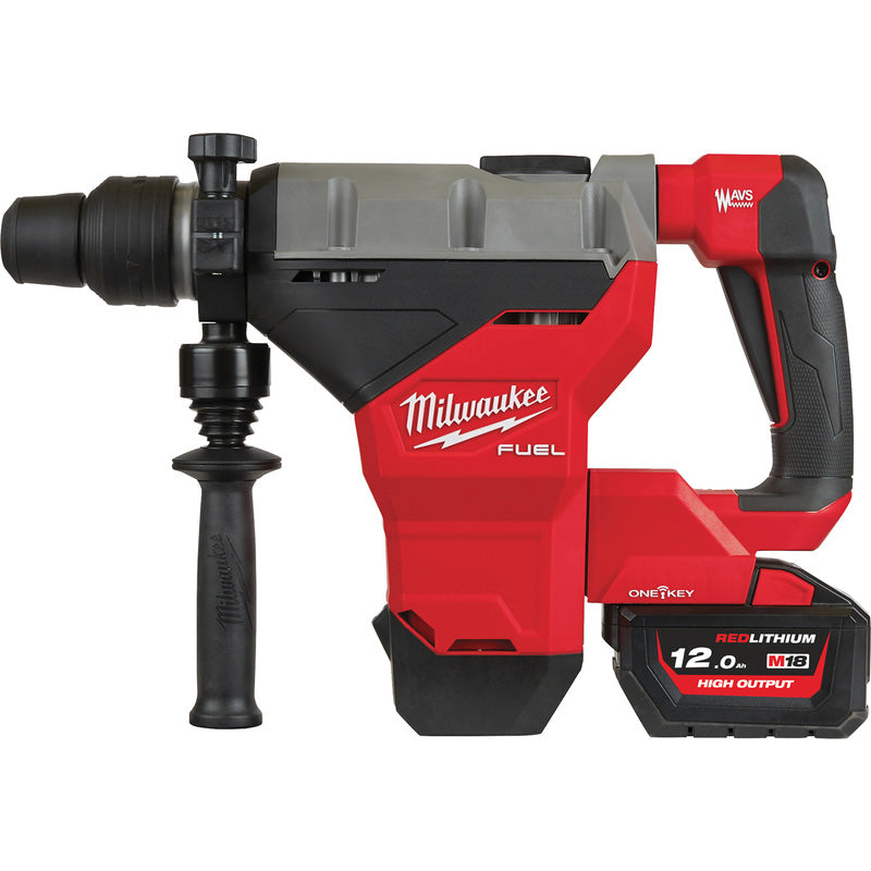 Milwaukee M18 FHM-121C FUEL 8kg SDS Max Drill 1 x 12.0Ah