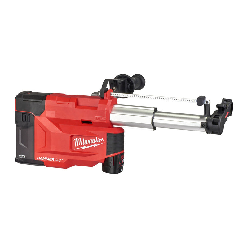 Milwaukee M12 UDEL-201B Universal SDS Dust Extractor 1 x 2.0Ah