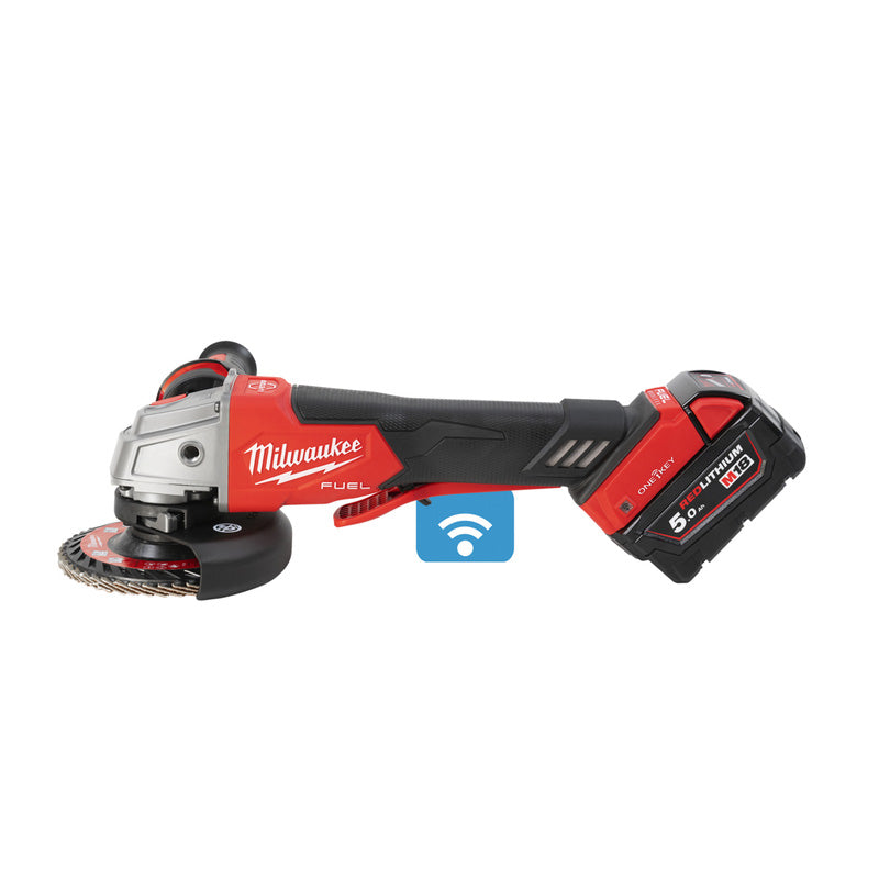 Milwaukee M18 FUEL ONE-KEY 115mm Angle Grinder 2 x 5.5Ah