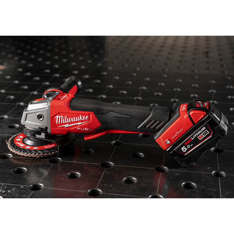 Milwaukee M18 FUEL ONE-KEY 115mm Angle Grinder 2 x 5.5Ah