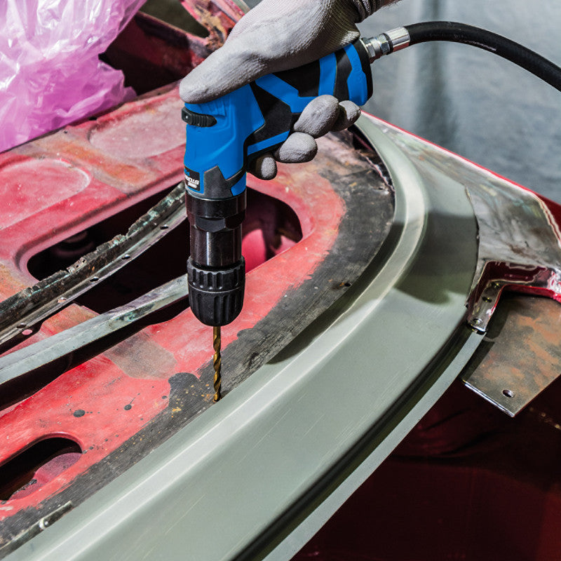 Draper Reversible Keyless Chuck Air Drill 3/8"