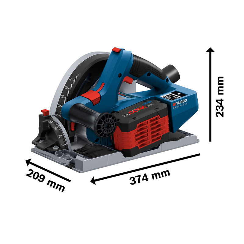 Bosch 18V BI Turbo Brushless 140mm Plunge Saw GKT 18V-52 GC Body Only