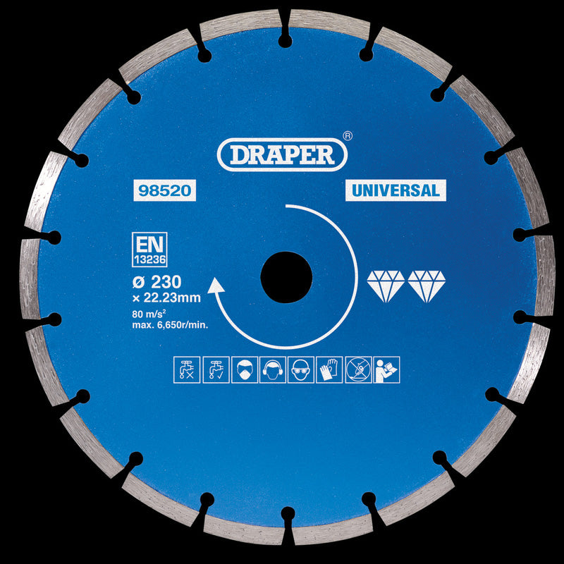 Draper 115mm 600W & 230mm 2100W Angle Grinder Twin Pack 230V