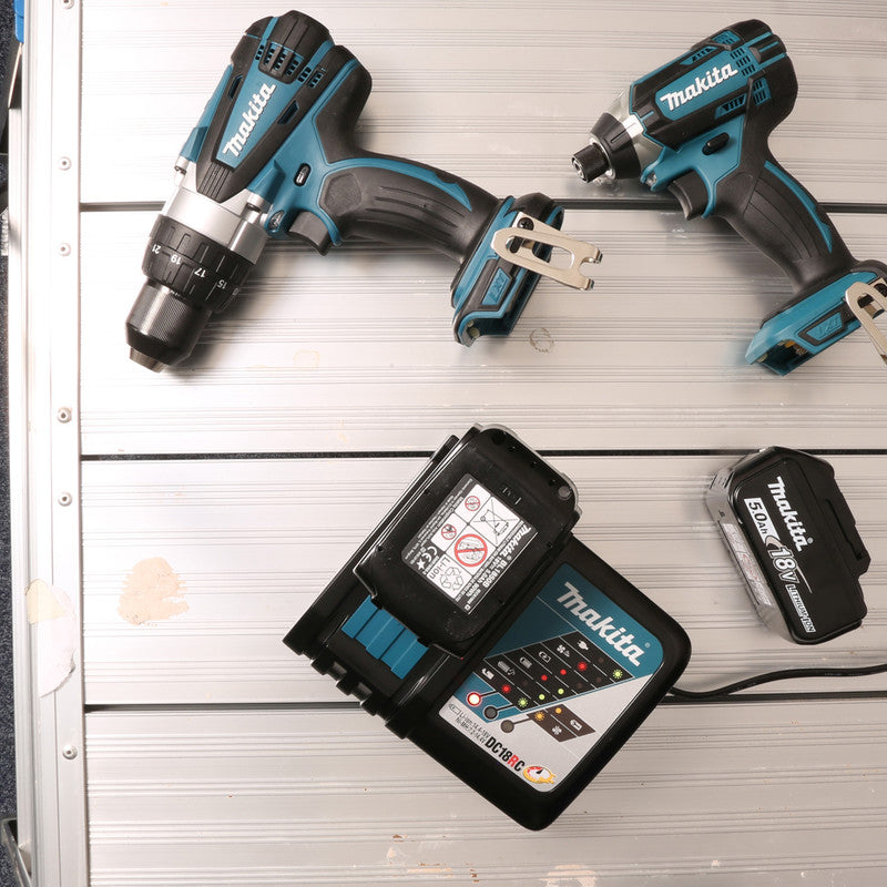 Makita DLX2145TJ 18V LXT Combi Drill & Impact Driver Twin Kit 2 x 5.0Ah
