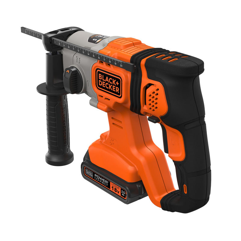 Black & Decker 18V SDS+ Hammer Drill 1 x 2.0Ah