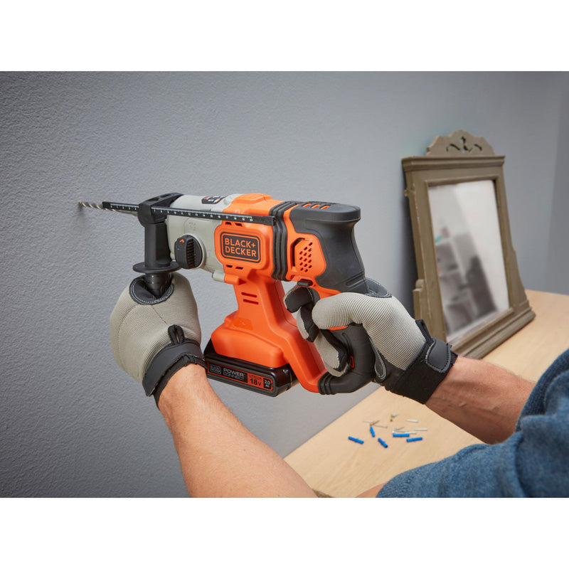 Black & Decker 18V SDS+ Hammer Drill 1 x 2.0Ah