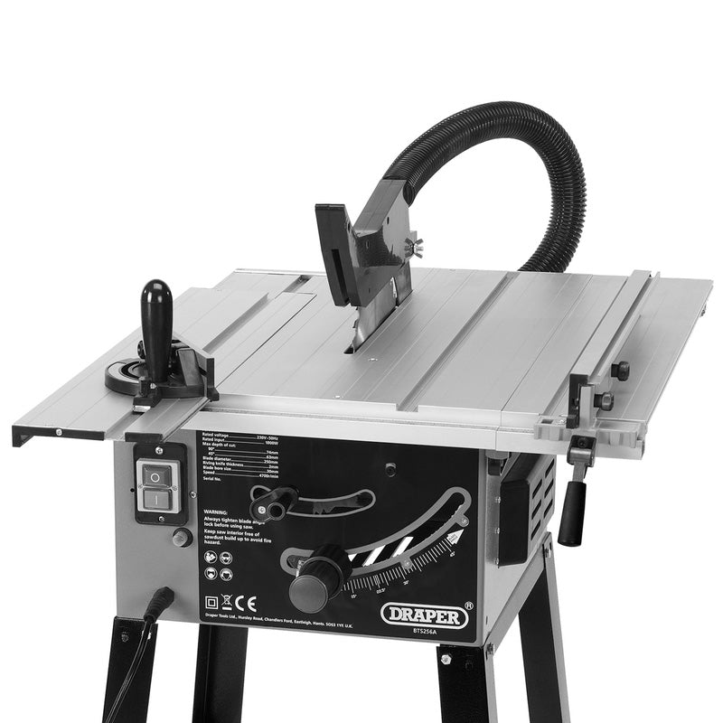 Draper Sliding Table Saw, 250mm, 1800W 230V