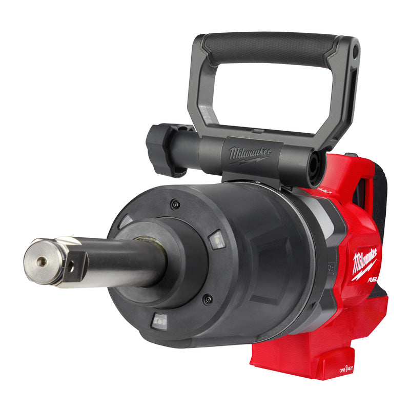 Milwaukee M18 ONEFHIWF1D-121C ONE-KEY FUEL High Torque Impact Wrench D-Handle Long Anvil 1" Friction Ring 1 x 12.0Ah