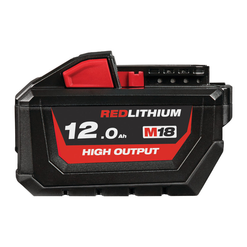 Milwaukee M18 ONEFHIWF1D-121C ONE-KEY FUEL High Torque Impact Wrench D-Handle Long Anvil 1" Friction Ring 1 x 12.0Ah