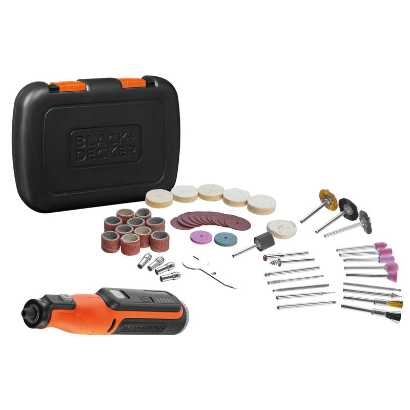 Black & Decker 7.2V Cordless Rotary Tool With Kit Box