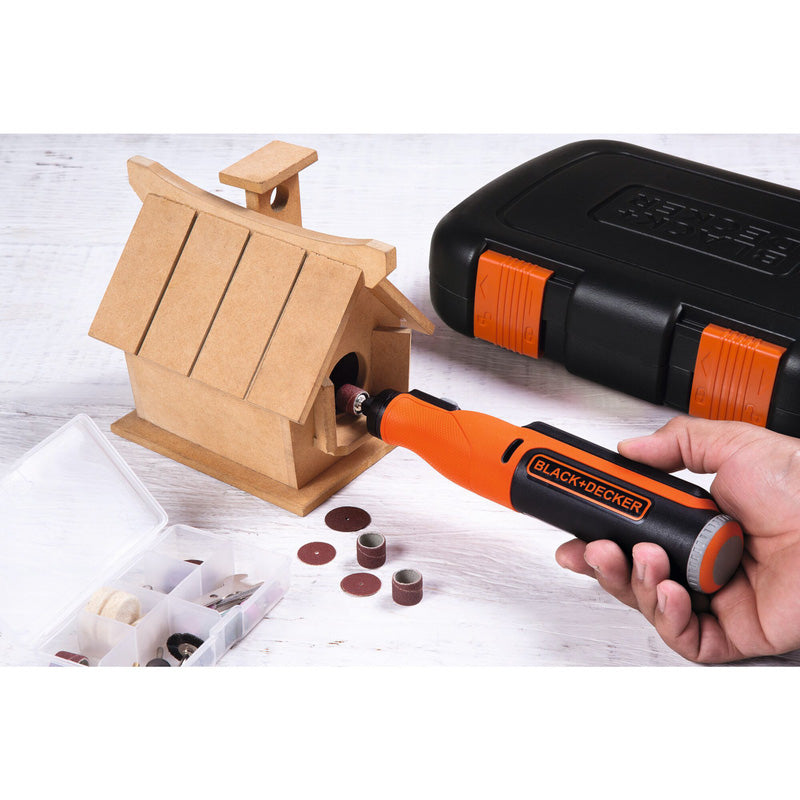 Black & Decker 7.2V Cordless Rotary Tool With Kit Box