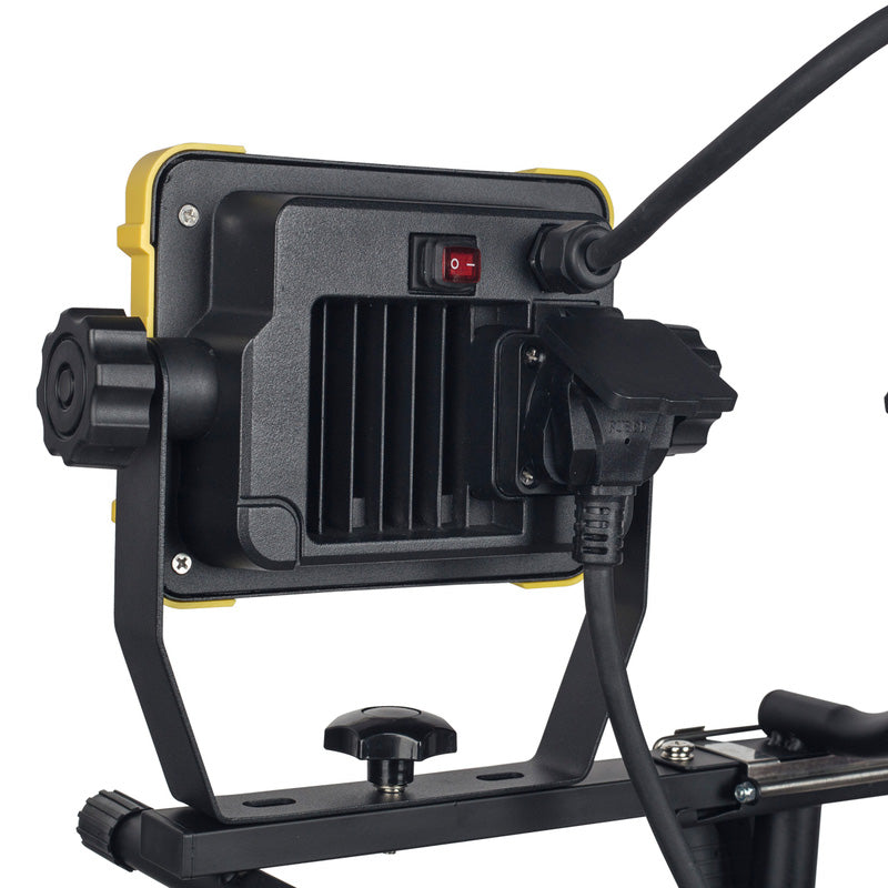 Wessex LED Twin Tripod Work Light with Socket IP54 240V 2 x 50W 2 x 4000lm