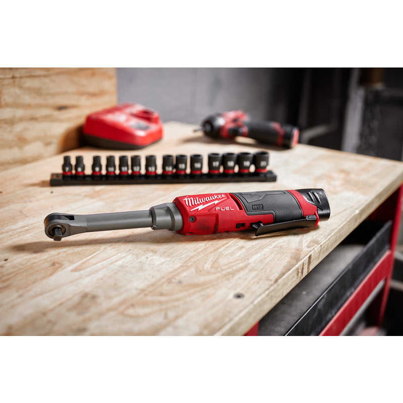 Milwaukee M12 FHIR38LR-0 FUEL High Speed Long Reach Ratchet 3/8" Body Only
