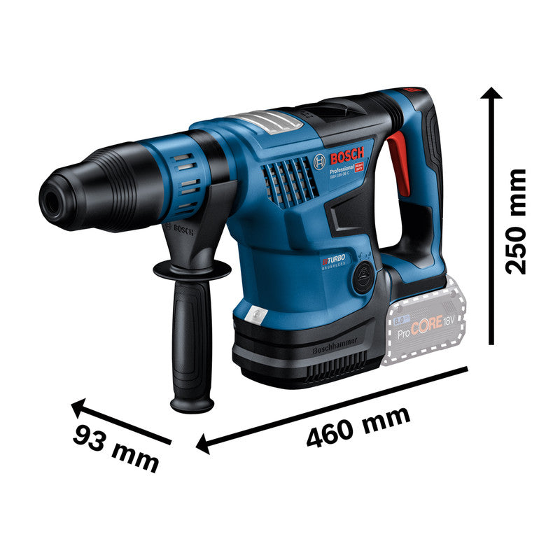 Bosch 18V Bi Turbo Brushless SDS Max Drill GBH 18V-36 C Connected Body only