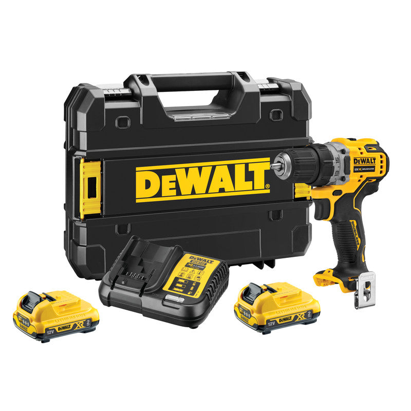 DeWalt DCD701D2-GB 12V XR Brushless Compact Drill Driver 2 x 2.0Ah
