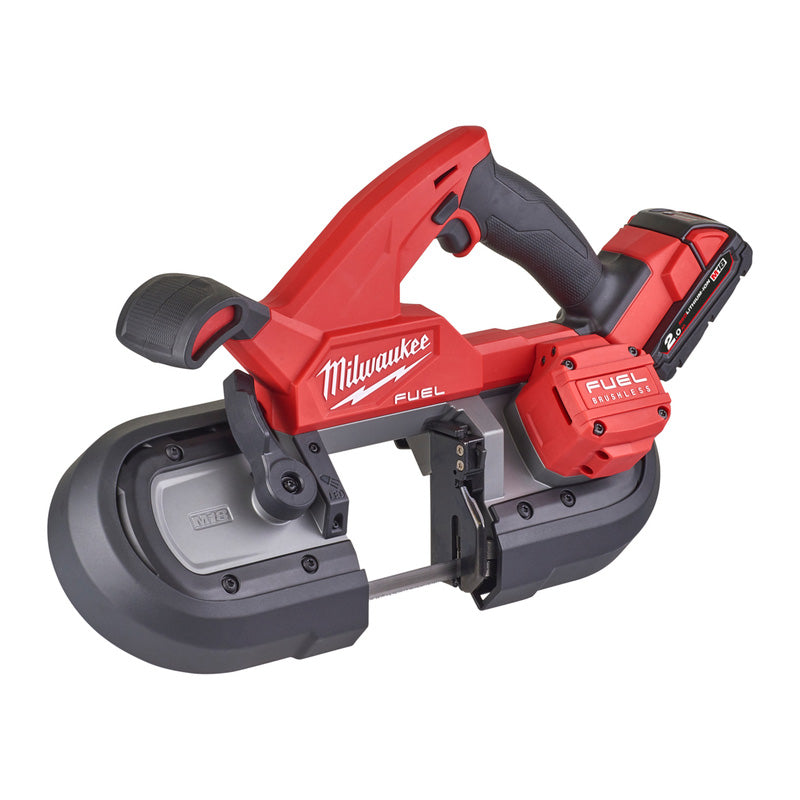 Milwaukee M18FBS85-202C FUEL Compact Band Saw 2 x 2.0Ah