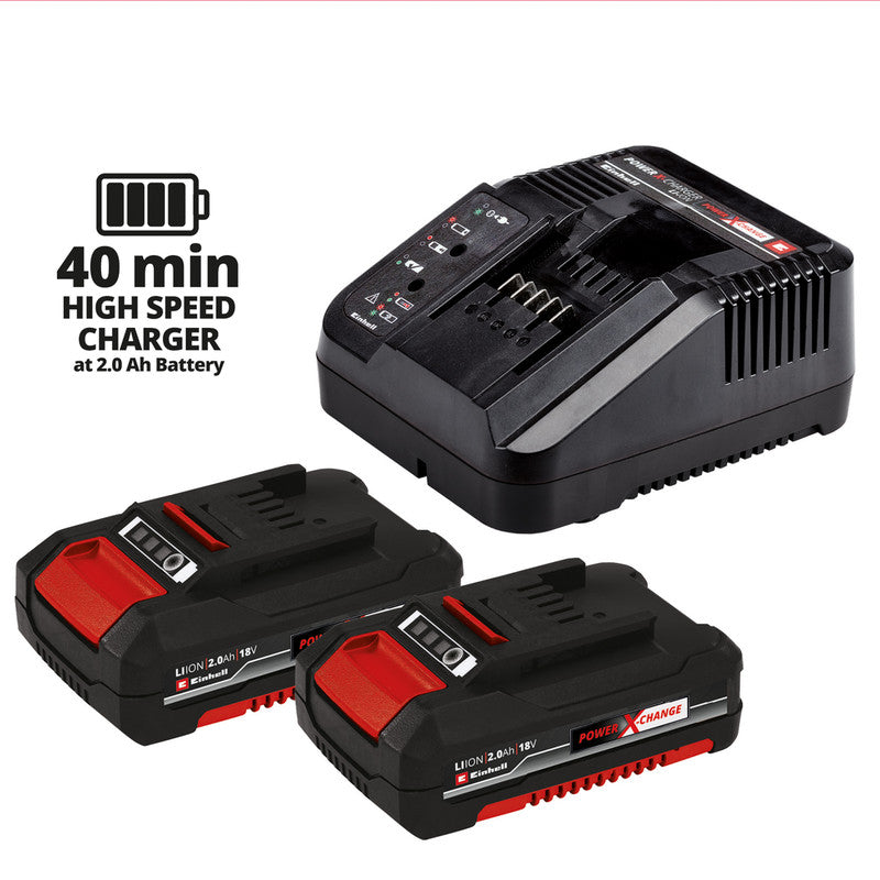 Einhell PXC 18V Cordless Combi Drill & Impact Driver Twin Pack 2 x 2.0Ah