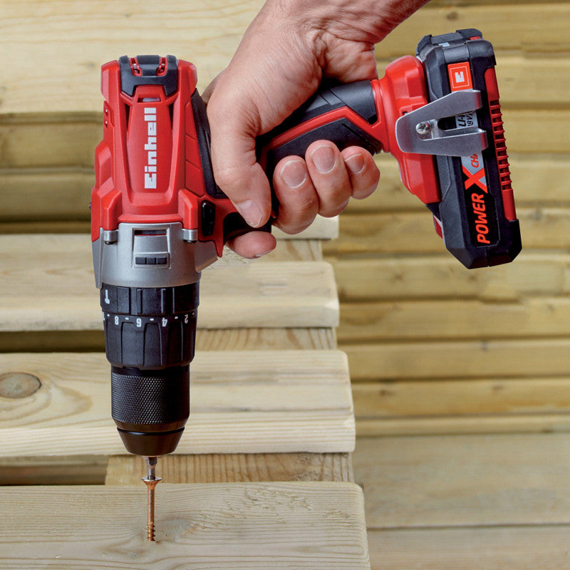 Einhell PXC 18V Cordless Combi Drill & Impact Driver Twin Pack 2 x 2.0Ah