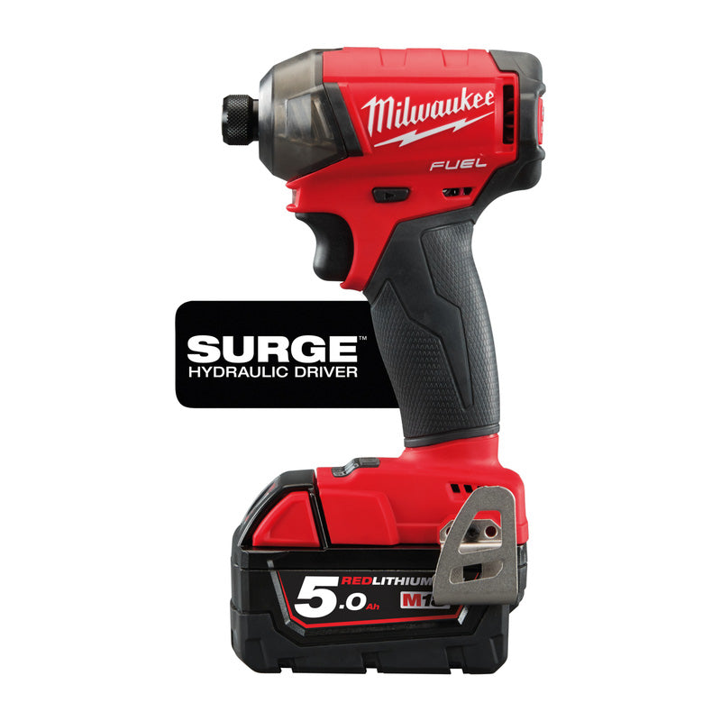 Milwaukee M18 FQID-502X FUEL SURGE Hydraulic Impact Driver 2 x 5.0Ah