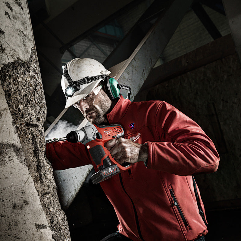 Milwaukee M12 Compact SDS 2 Mode Hammer 2 x 4.0Ah