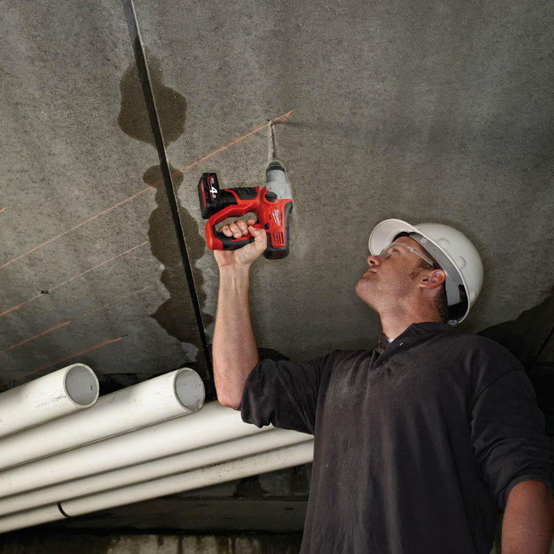 Milwaukee M12 Compact SDS 2 Mode Hammer 2 x 4.0Ah