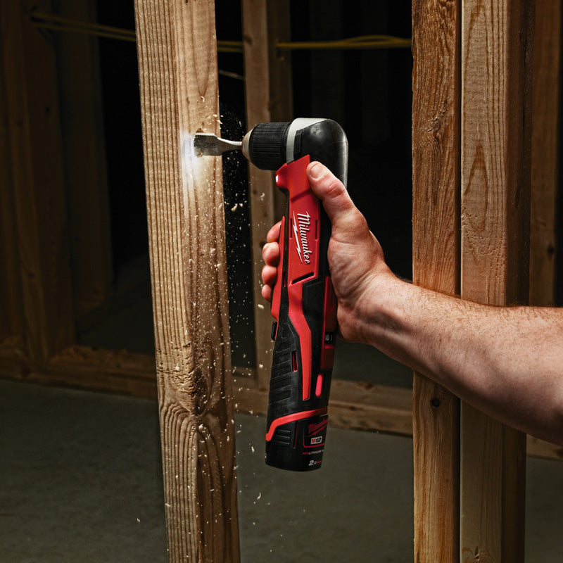 Milwaukee M12 Compact Right Angle Drill 2 x 2.0Ah