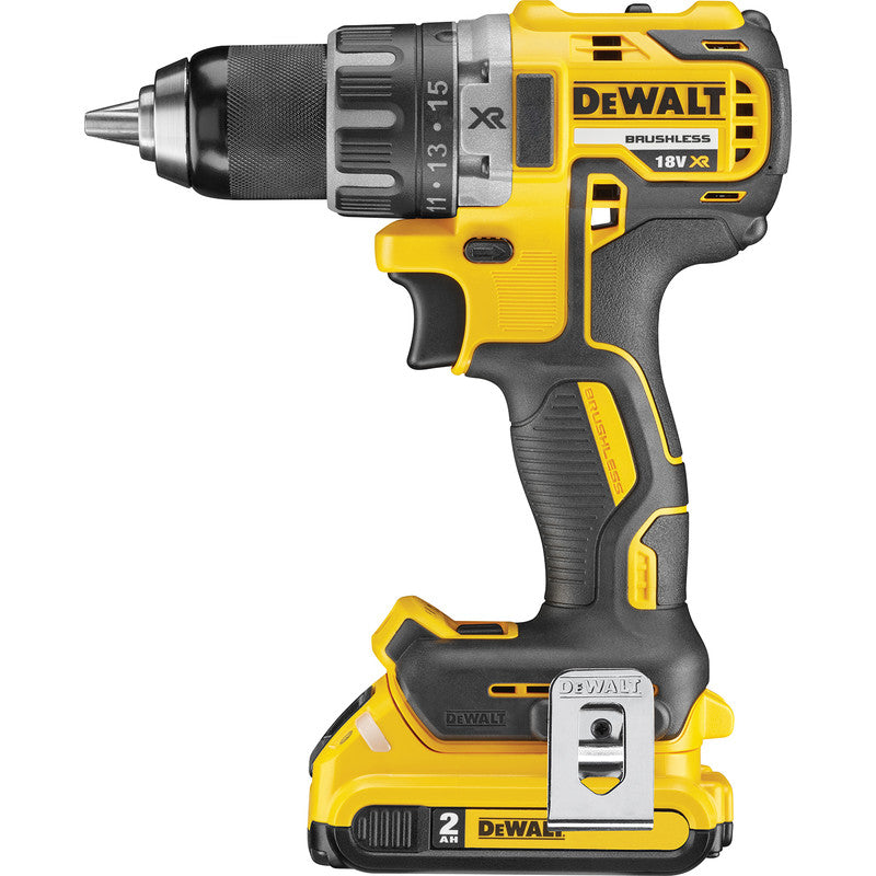 DeWalt DCD791D2-GB 18V XR Brushless Compact Drill Driver 2 x 2.0Ah