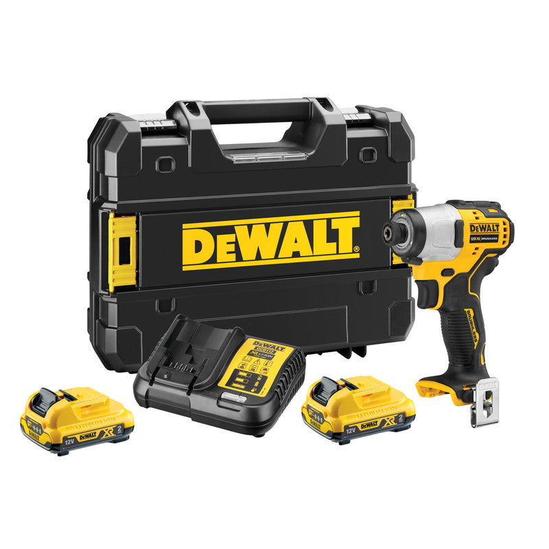 DeWalt DCF801D2-GB 12V XR Brushless Compact Impact Driver 2 x 2.0Ah