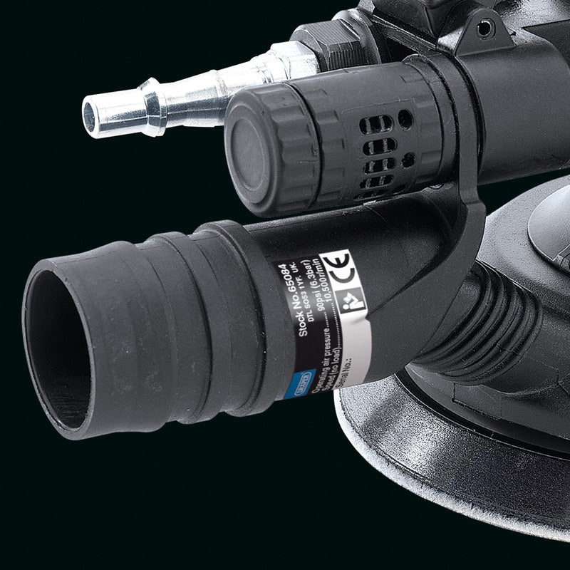 Draper Storm Force Composite Dual Action Air Sander, 150mm