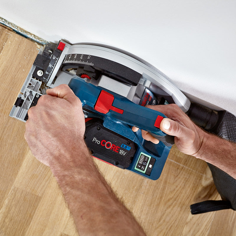 Bosch 18V BI Turbo Brushless 140mm Plunge Saw GKT 18V-52 GC 2 x 5.5Ah