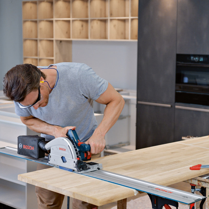 Bosch 18V BI Turbo Brushless 140mm Plunge Saw GKT 18V-52 GC 2 x 5.5Ah