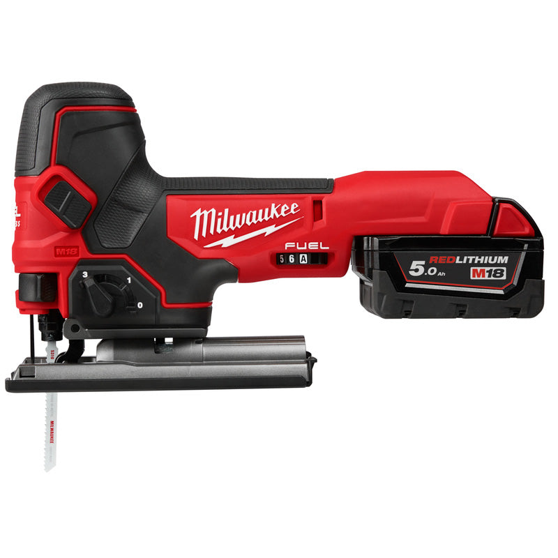 Milwaukee M18 FUEL Bodygrip Jigsaw 2 x 5.0Ah