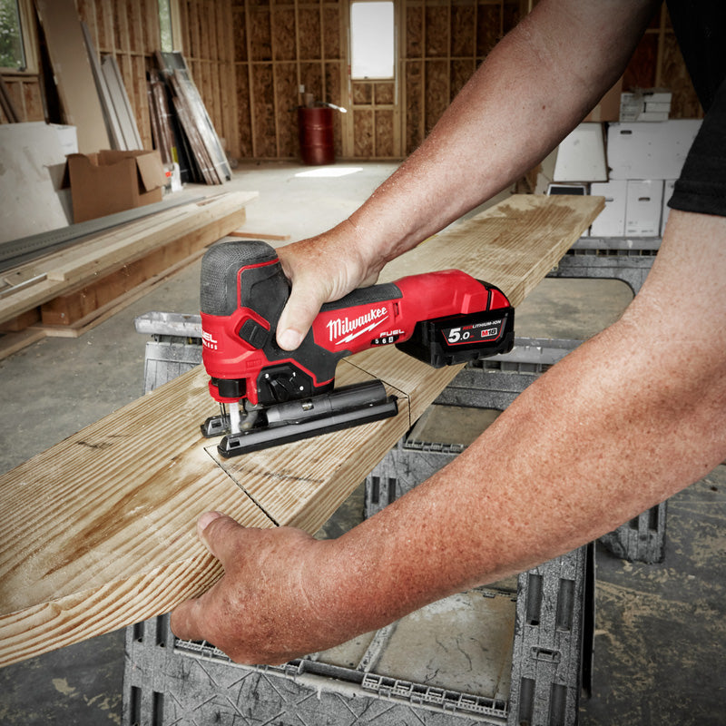 Milwaukee M18 FUEL Bodygrip Jigsaw 2 x 5.0Ah