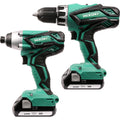 Hikoki 18V Cordless Combi Drill & Impact Driver Twin Kit 2 x 1.5Ah