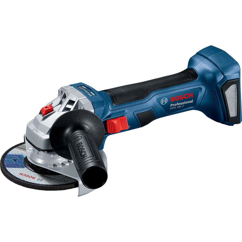 Bosch 18V Brushless 115mm Angle Grinder GWS 18-7 Body Only