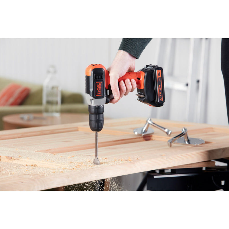 Black & Decker 18V Drill Driver 1 x 1.5Ah
