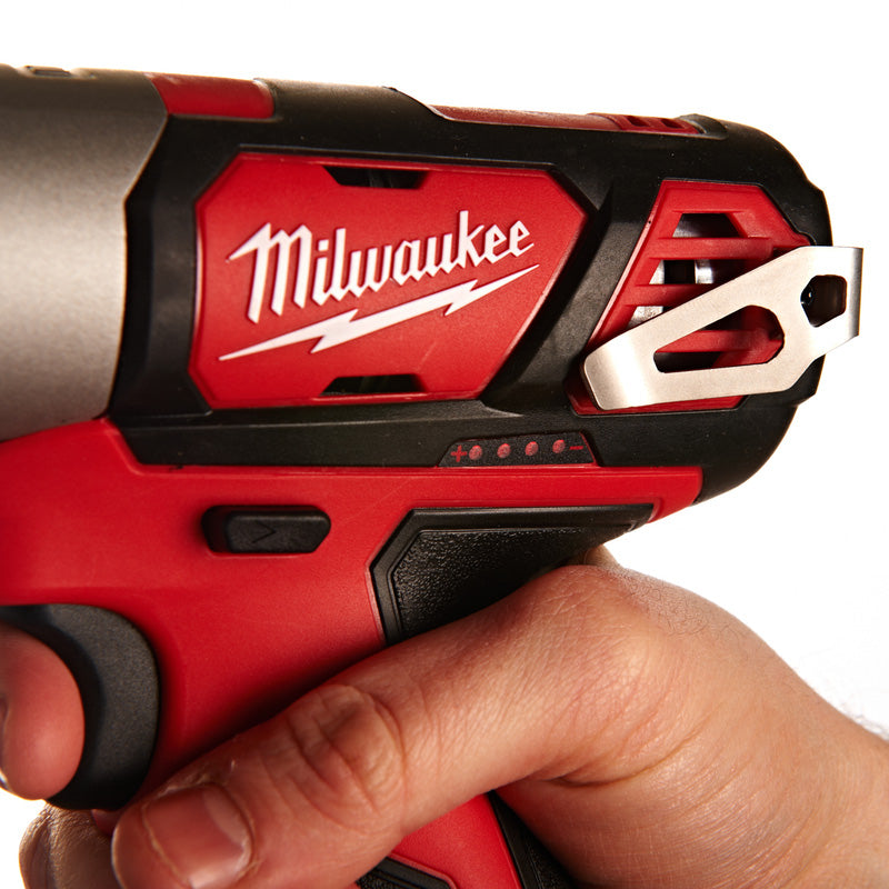 Milwaukee M12 BIW38-202C Sub Compact 3/8" Impact Wrench with Friction Ring 2 x 2.0Ah