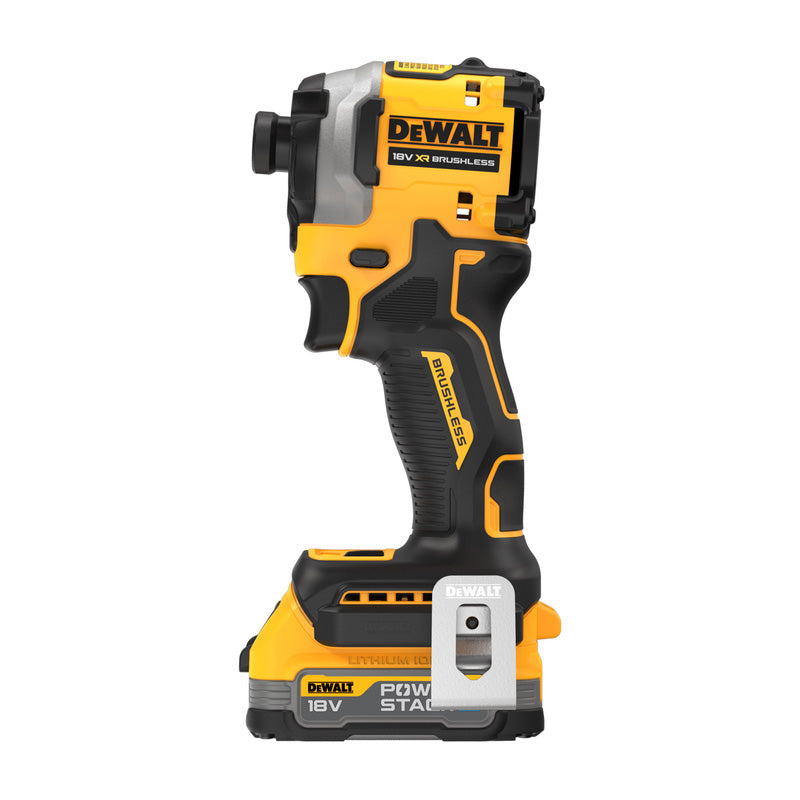 DeWalt Powerstack 18V XR Brushless Ultra Compact Impact Driver Kit 2 x Batteries