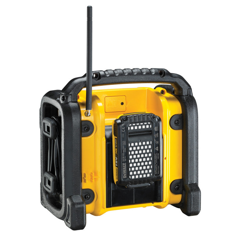 DeWalt  DCR020-GB 18V XR Compact Digital DAB Radio 240V/14.4V/18V