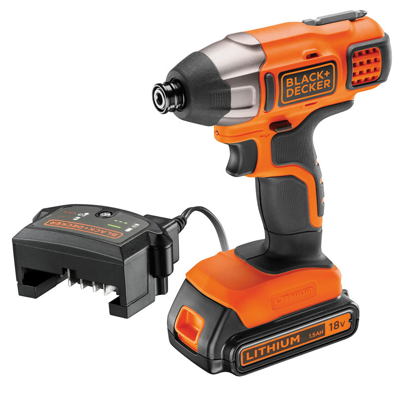 Black & Decker 18V Impact Driver 1 x 1.5Ah