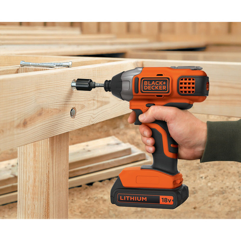 Black & Decker 18V Impact Driver 1 x 1.5Ah
