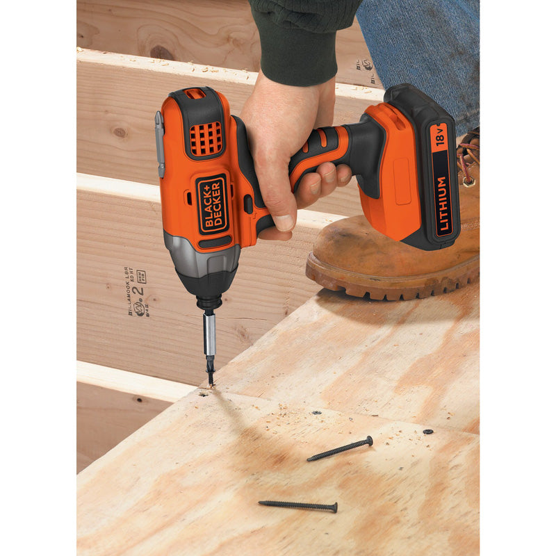 Black & Decker 18V Impact Driver 1 x 1.5Ah