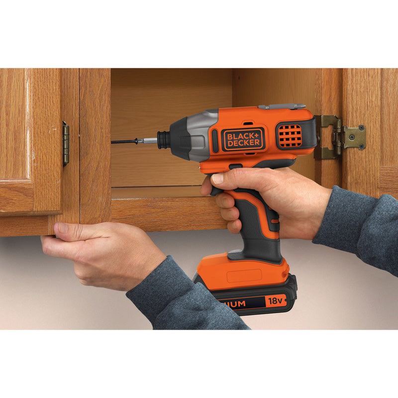 Black & Decker 18V Impact Driver 1 x 1.5Ah
