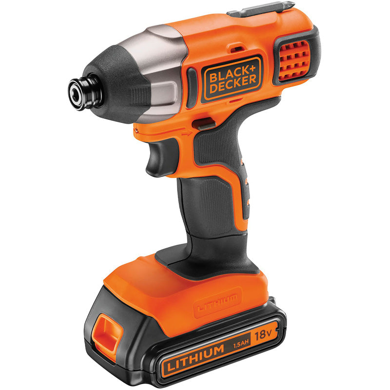Black & Decker 18V Impact Driver 1 x 1.5Ah