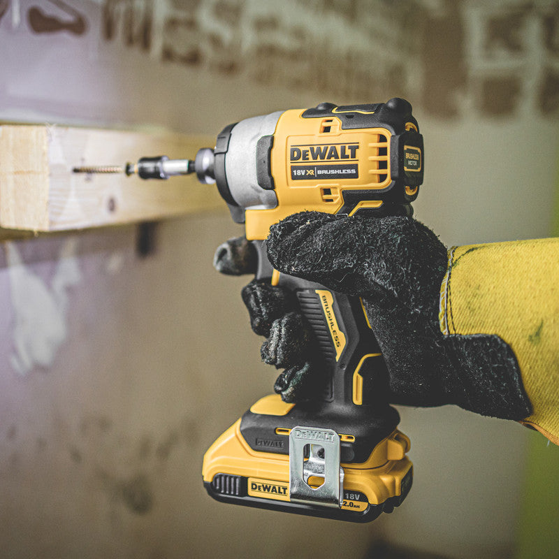 DeWalt DCK2062D2T-GB 18V XR Brushless Compact Combi Drill & Impact Driver Twin Pack 2 x 2.0Ah