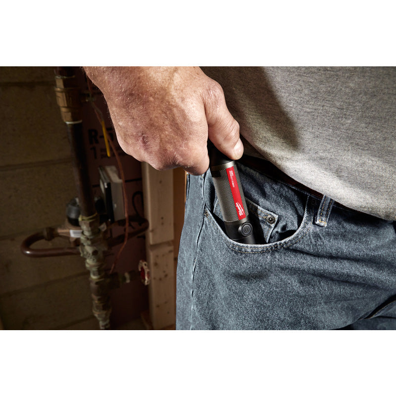 Milwaukee L4FMLED-301 REDLITHIUM USB Rechargeable HP Fixed Beam Compact Flashlight 1 x 3.0Ah