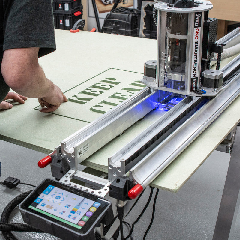 Trend Yeti CNC Precision Pro Smartbench with V-Carve Software 230V